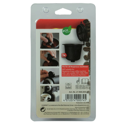 SCANPART - refillable Nespresso capsule black 3 pcs. image