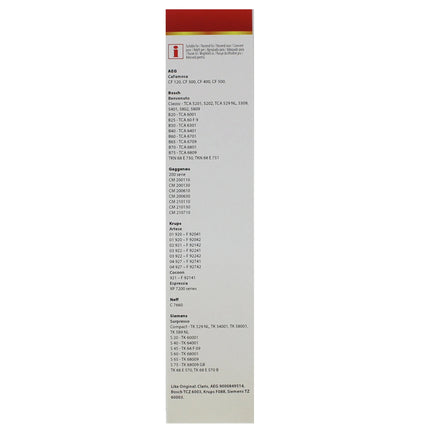 Scanpart Srew-in water filter compatible with Jura White applicable in coffee machines from AEG|Bosch|Gaggenau|Krups|Melitta|Neff|Nivona|Rowenta|Siemens image