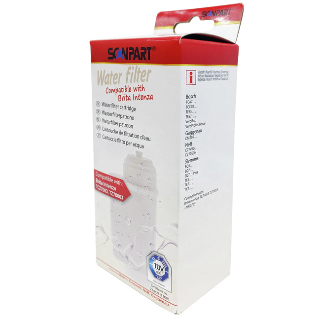 Scanpart Plug-in water filter compatible with Brita Intenza applicable in coffee machines from Bosch Siemens|Bosch|Siemens|Gaggenau|Neff image