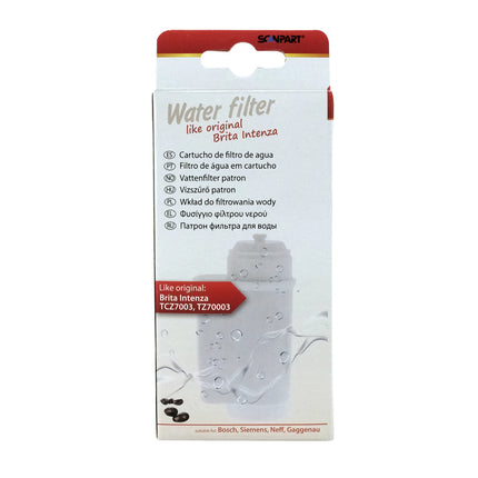 Scanpart Plug-in water filter compatible with Brita Intenza applicable in coffee machines from Bosch Siemens|Bosch|Siemens|Gaggenau|Neff image