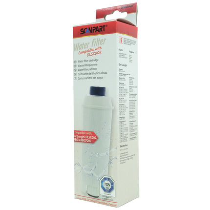 Scanpart Plug-in water filter compatible with DLSC002 applicable in coffee machines from DeLonghi|AEG|Electrolux|Zanussi image