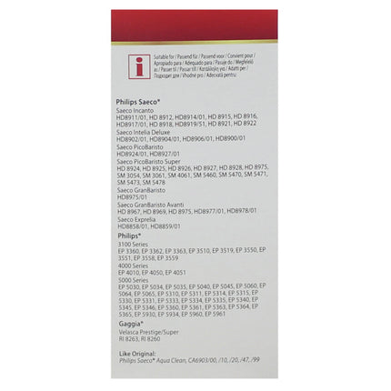 Scanpart Plug-in water filter compatible with Aqua Clean applicable in coffee machines from Philips|Saeco image