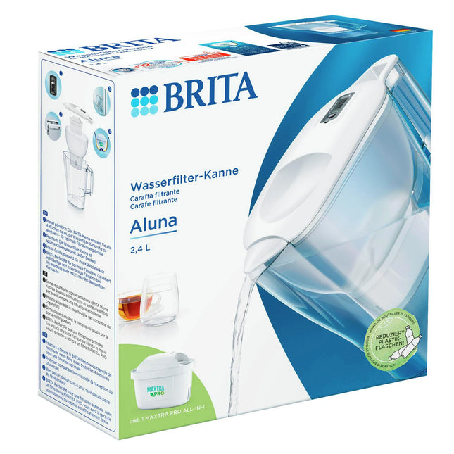 BRITA - Aluna Cool - Water filter jug - White - 2.4 L - Water filter included image