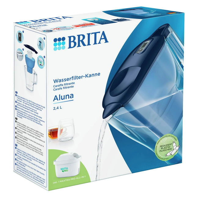 BRITA - Aluna Cool - Water filter jug - Blue - 2.4 L - Water filter included image