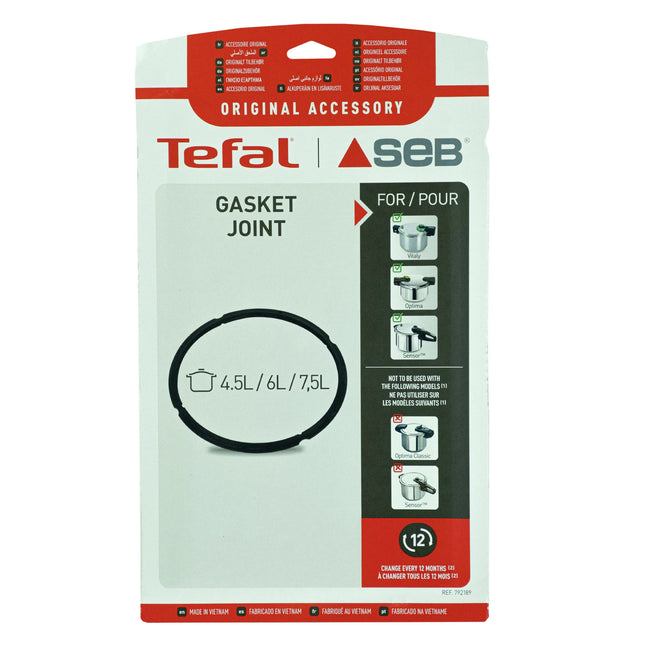 TEFAL - gasket Ø220mm 4.5-6-7.5 liter Vitaly/Sensor - 792189 image