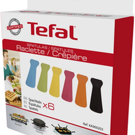 TEFAL - Raclette Spatulas / Gourmet Spatulas - XA900203 - Multicolor - 6 Pieces image