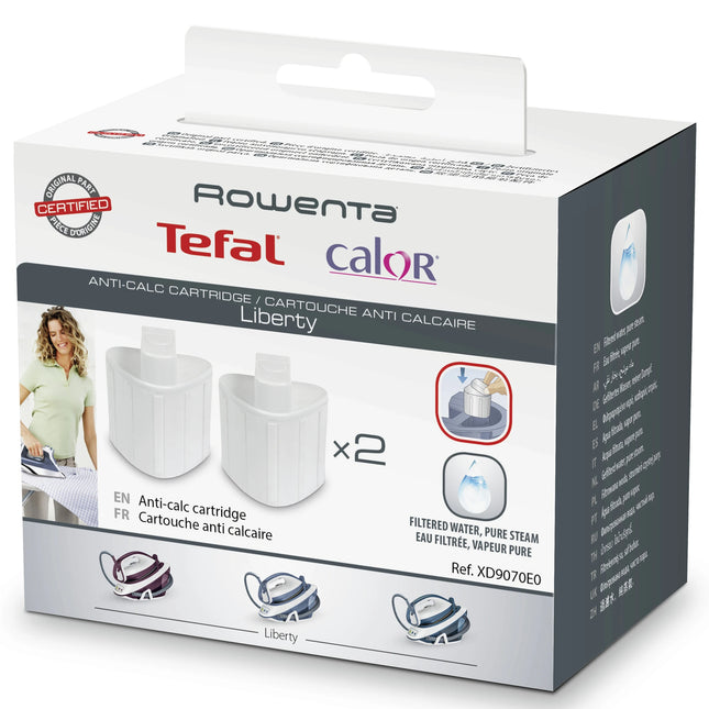 TEFAL - Iron Water Filters - XD9070E0 - 2 Anti-scale Cartridges image