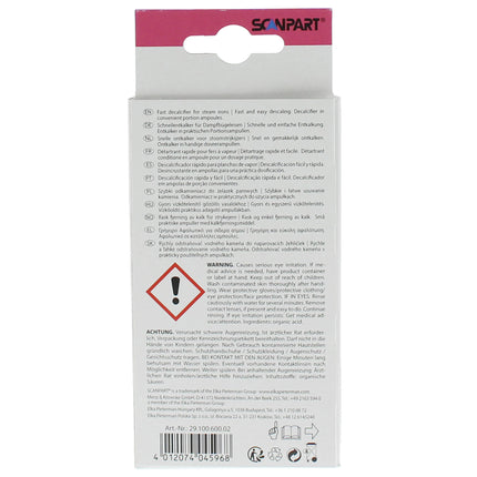 SCANPART - Quick Descaler for Steam Irons - 6 x 14 ml image