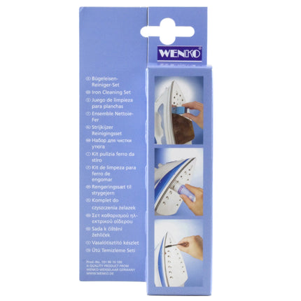 WENKO - Iron Cleaning Set - 1 x Eraser - 1 x Cleaning Stick - 1 x Brush image