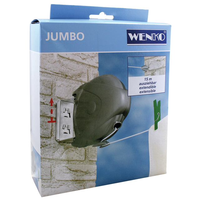 WENKO - Extendable Clothesline - 15 m image