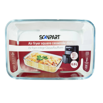 SCANPART - Air Fryer - Oven dish - 0.9 L - 20.5 x 13.5 x 4.8 cm image