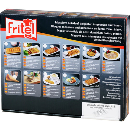 FRITEL - waffle plates 4x6 2pcs. - PL-03 image