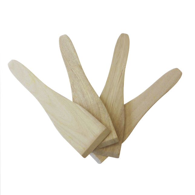 FRITEL - Raclette Spatulas / Gourmet Spatulas - Wood - 4 Pieces image
