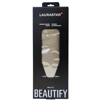 LAURASTAR - Ironing Board Cover - Mycover - Beautify - Taupe - 131 cm x 55 cm image