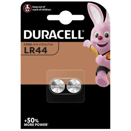 DURACELL Alkaline LR44 | A76 - Duo Pack - Button cell image