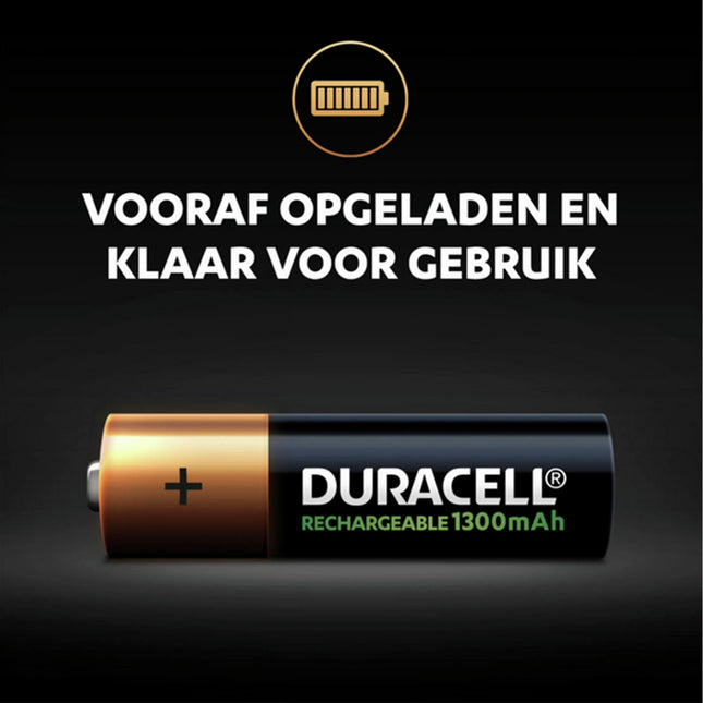 DURACELL NiMH AA | HR6 - Multipack - 4 Pieces - Rechargeable image