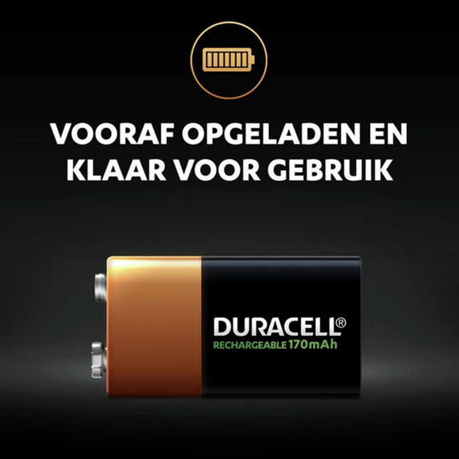 DURACELL NiMH 9V1 | E-Block - Rechargeable image