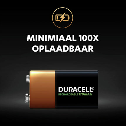 DURACELL NiMH 9V1 | E-Block - Rechargeable image