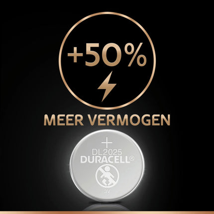 DURACELL Lithium CR2025 - Duo Pack - Button cell image