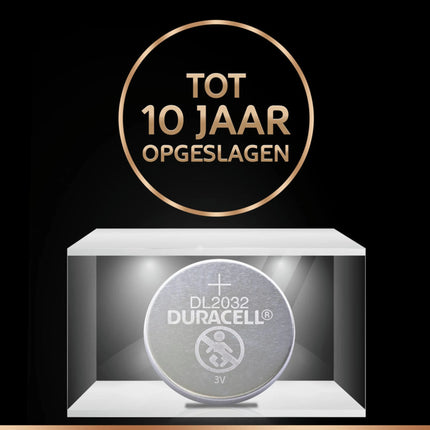 DURACELL Lithium CR2032 - Duo Pack - Button cell image