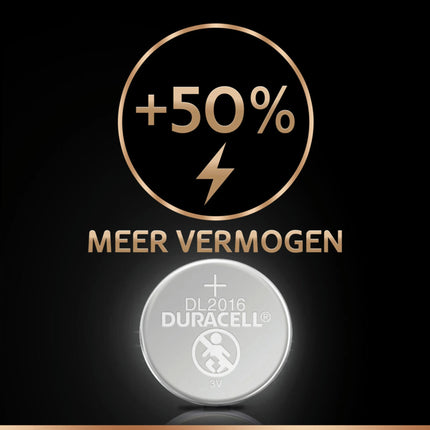 DURACELL Lithium CR2016 - Duo Pack - Button cell image