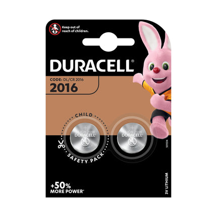 DURACELL Lithium CR2016 - Duo Pack - Button cell image