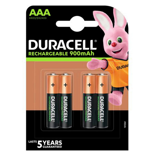 DURACELL NiMH AAA | HR03 - Multipack - 4 Pieces - Rechargeable image