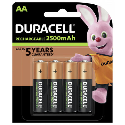 DURACELL NiMH AA | HR6 - Multipack - 4 Pieces - Rechargeable image