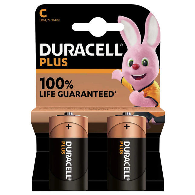 DURACELL Alkaline Plus C | HR14  - Duo Pack image