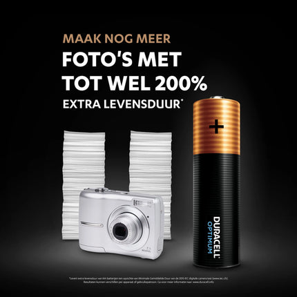 DURACELL Alkaline Optimum AAA | HR03 - Multipack - 4 Pieces image