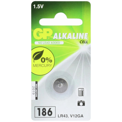 GP Alkaline LR43 | 186 - Button cell image