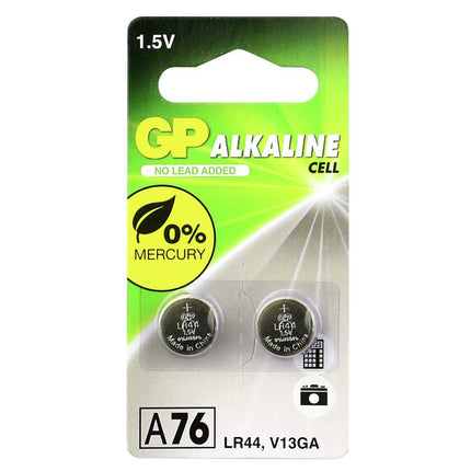 GP Alkaline LR44 | A76 - Duo Pack - Button cell image