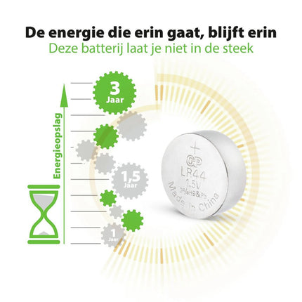 GP Alkaline LR44 | A76 - Multipack - 4 Pieces - Button cell image