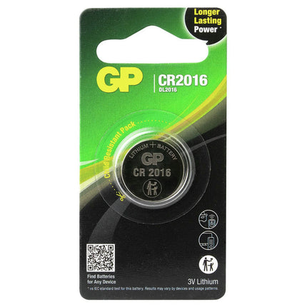 GP Lithium CR2016 | 2016 - Button cell image