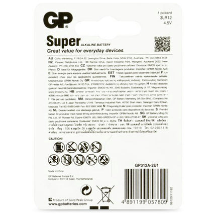 GP Alkaline 3LR12 | MN1203 image