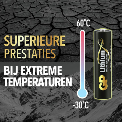 GP Lithium AAA | LR03 - Multipack - 4 Pieces image