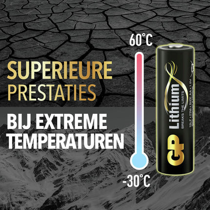 GP Lithium AA | FR6 | HR6 - Multipack - 4 Pieces image