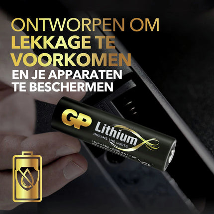 GP Lithium AA | FR6 | HR6 - Multipack - 4 Pieces image