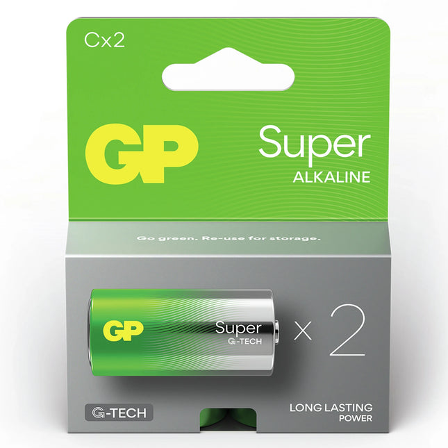 GP Super Alkaline C | HR14  - Duo Pack image