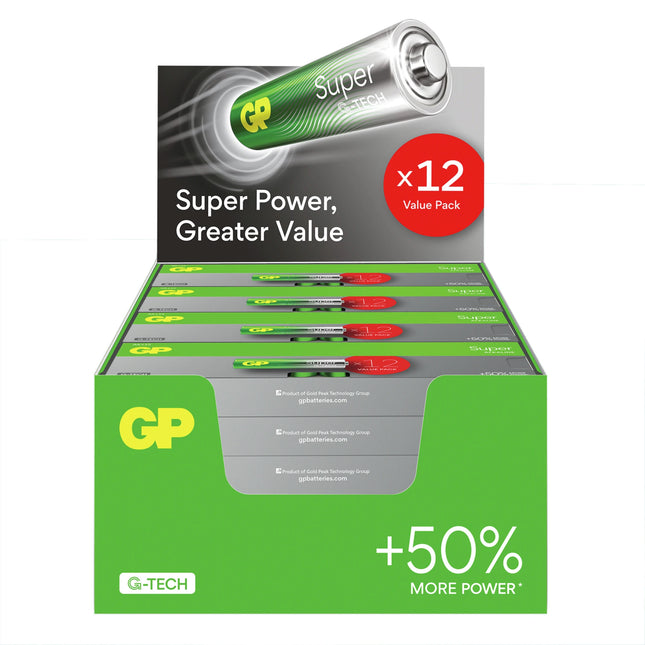GP Super Alkaline AA | LR06 - Multipack - 24 x 12 Pieces image