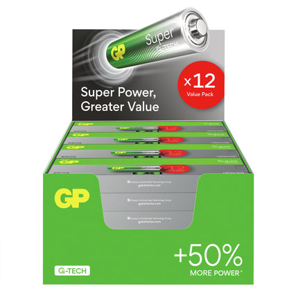GP Super Alkaline AAA | LR03 - Multipack - 24 x 12 Pieces image