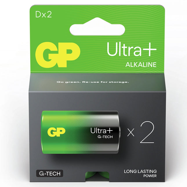 GP Ultra + Alkaline D | LR20 - Duo Pack image
