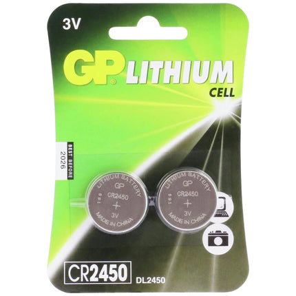 GP Lithium CR2450 | 2450 - Duo Pack - Button cell image