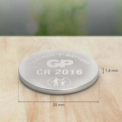 GP Lithium CR2016 - Multipack - 4 Pieces - Button cell image