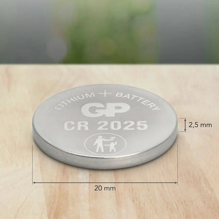 GP Lithium CR2025 - Multipack - 4 Pieces - Button cell image