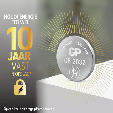GP Lithium CR2032 - Multipack - 4 Pieces - Button cell image