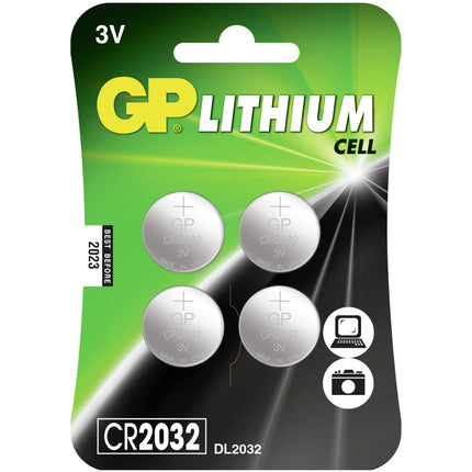 GP Lithium CR2032 - Multipack - 4 Pieces - Button cell image