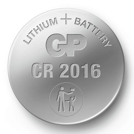 GP Lithium CR2016 - Multipack - 5 Pieces - Button cell image