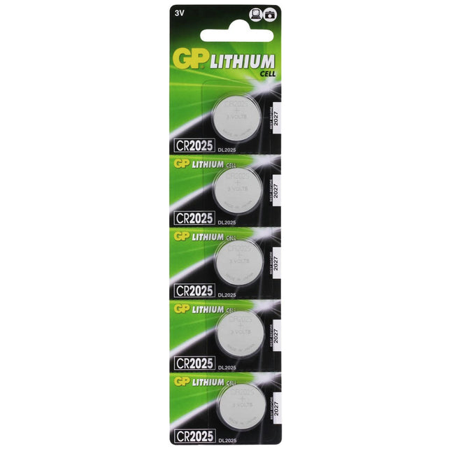 GP Lithium CR2025 - Multipack - 5 Pieces - Button cell image