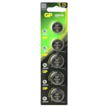 GP Lithium CR2032 - Multipack - 5 Pieces - Button cell image